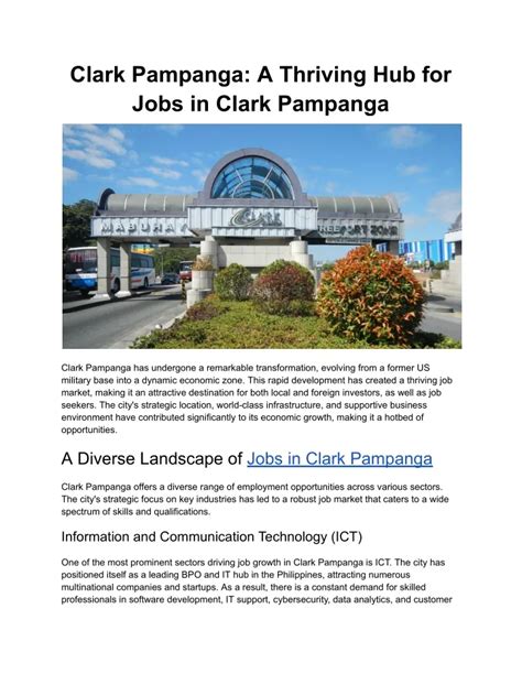jobs in clark pampanga